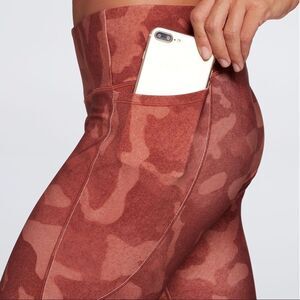 🆕 CALIA Energize Mid Rise 7/8 Legging Soft Camo Terra Cotta Size‎ 1X NWT